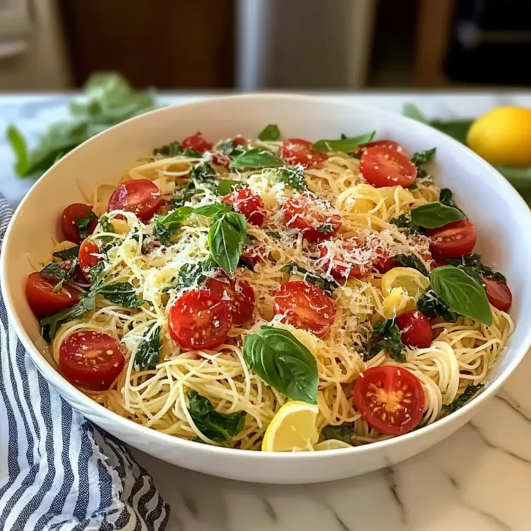 Kalter Zitronen-Capellini-Salat