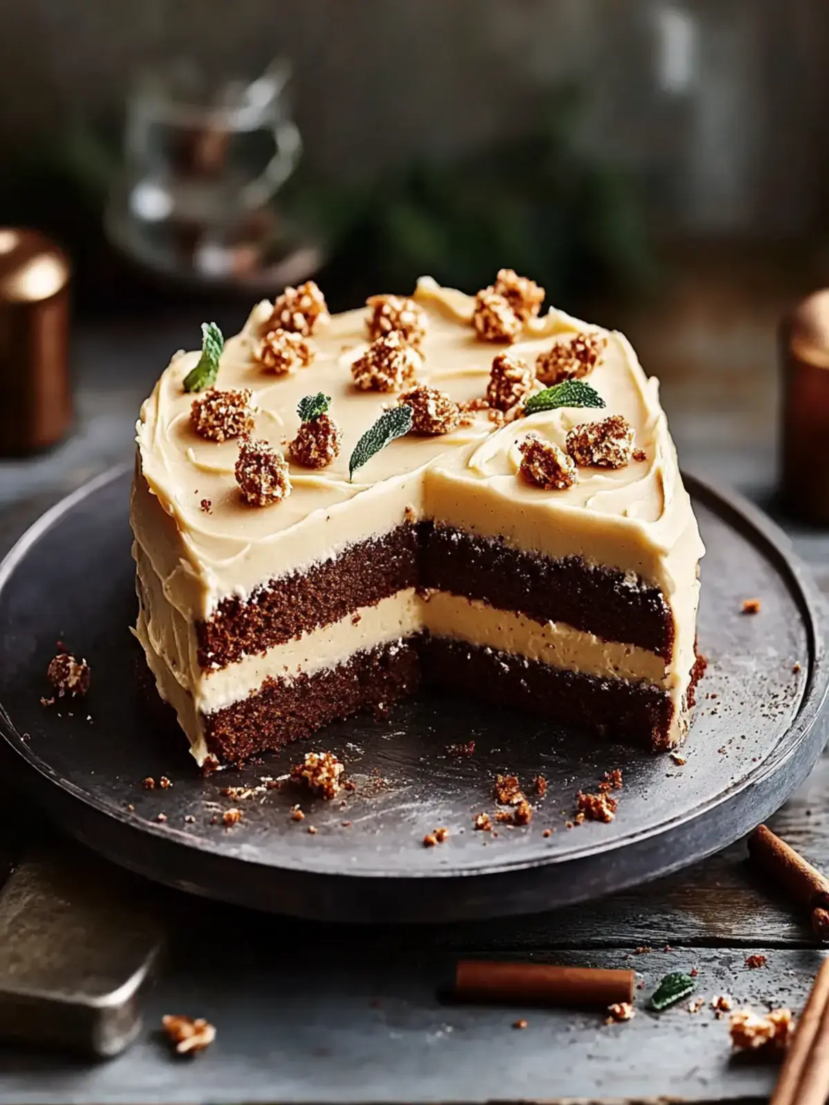Karottenblechkuchen mit brauner Butter-Frischkäse-Frosting