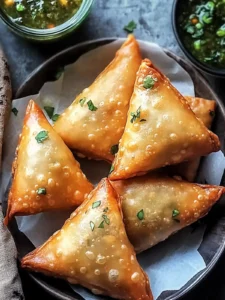 Leckere Kartoffel Samosas