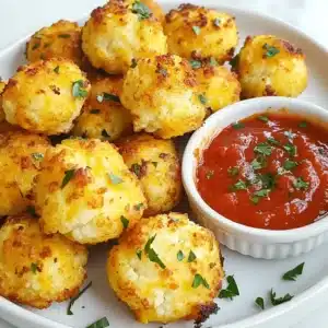 Knusprige Käse-Zucchini-Bällchen