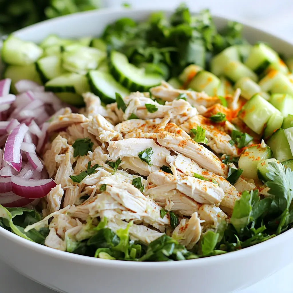 Keto Hähnchensalat Schalen