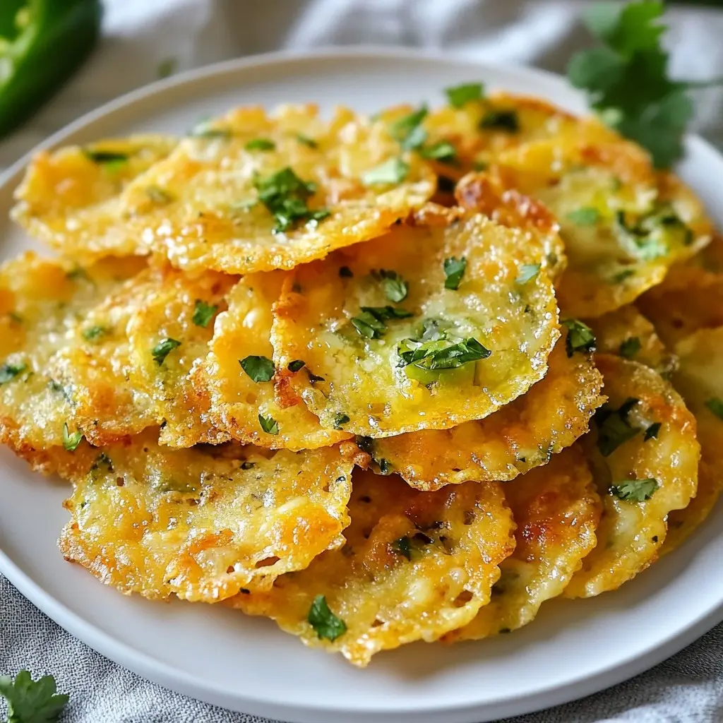 Keto Jalapeño Käse Chips Rezept