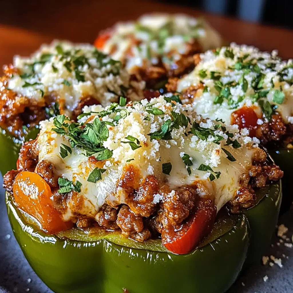 Keto gefüllte Paprika