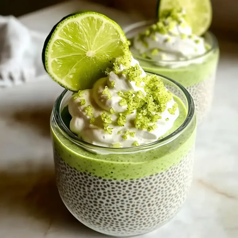 Key Lime Chia Samen Pudding