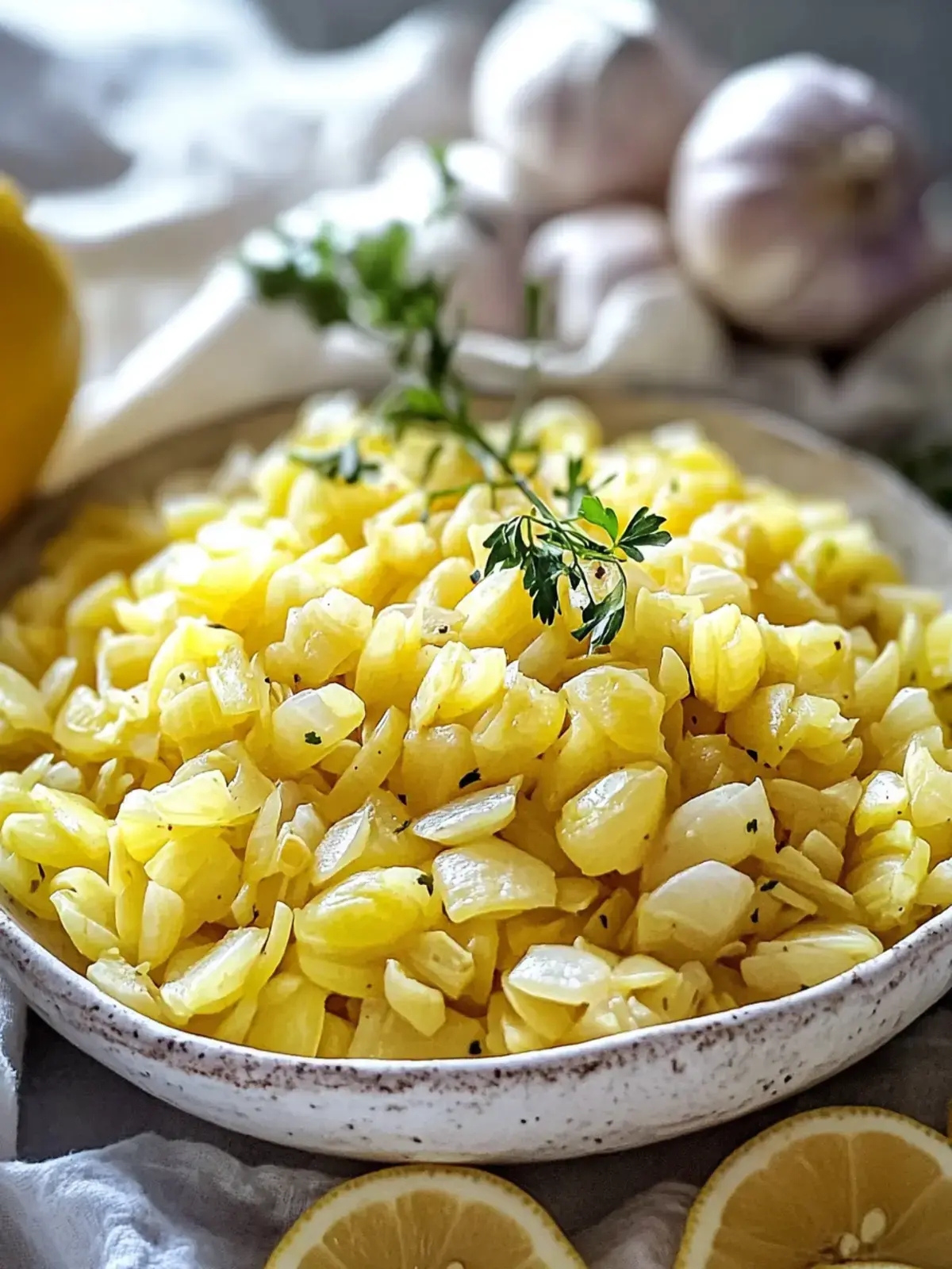 Knoblauch Kurkuma Reis