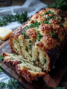 Knoblauch Parmesan Hähnchen Hackbraten