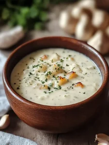 Knoblauch Parmesan Sauce in 5 Minuten