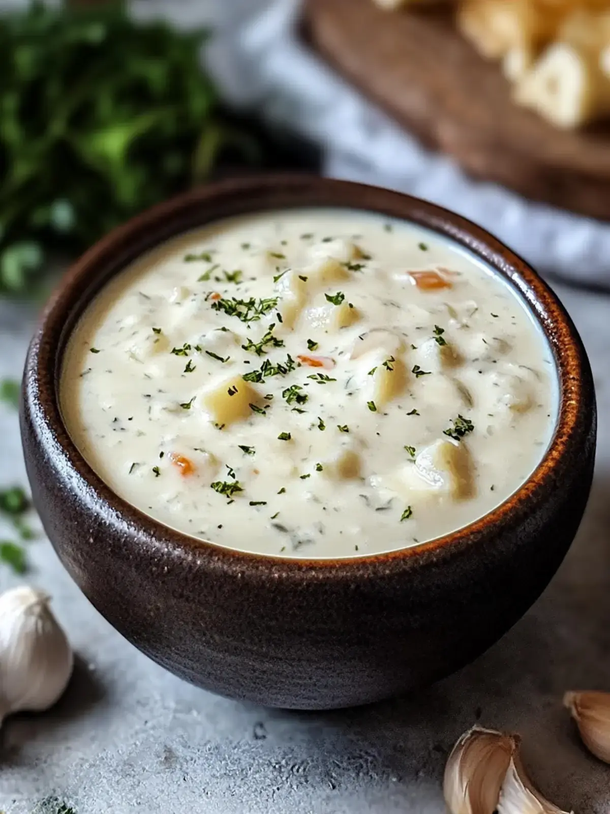 Knoblauch Parmesan Sauce 5 Minuten