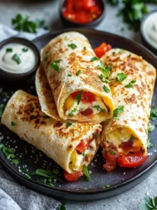 Knusprige Mozzarella Tortilla Wraps – Schneller Snack Genuss