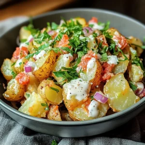 Knuspriger Kartoffelsalat
