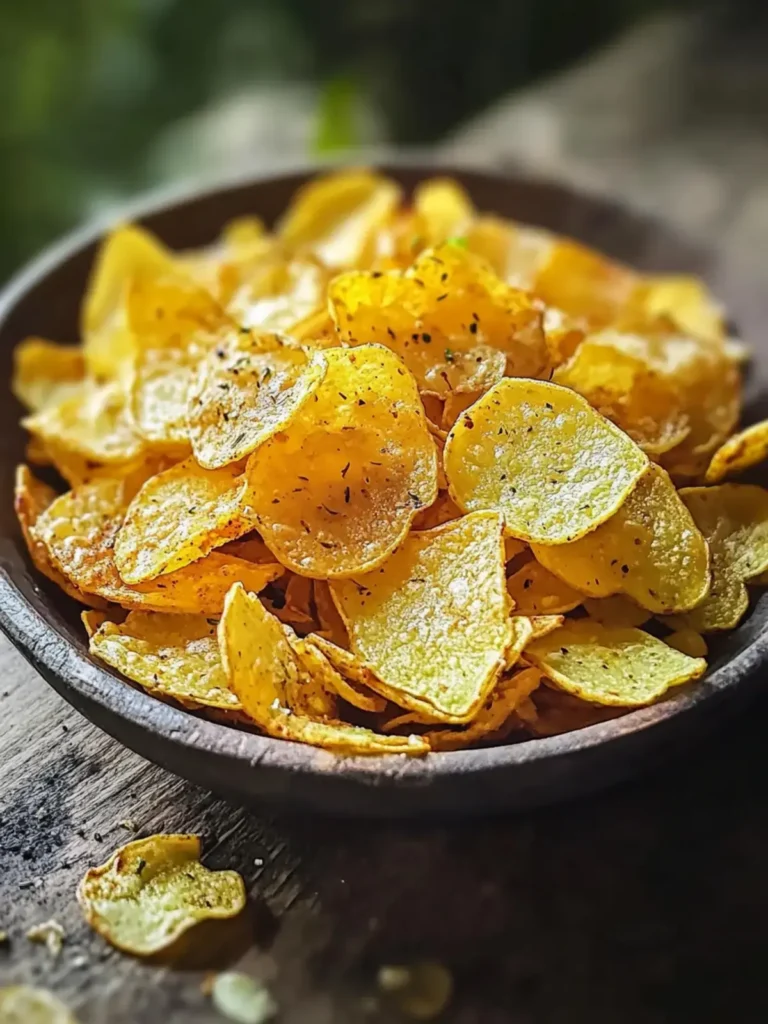 Kohlrabi-Chips mit Curry
