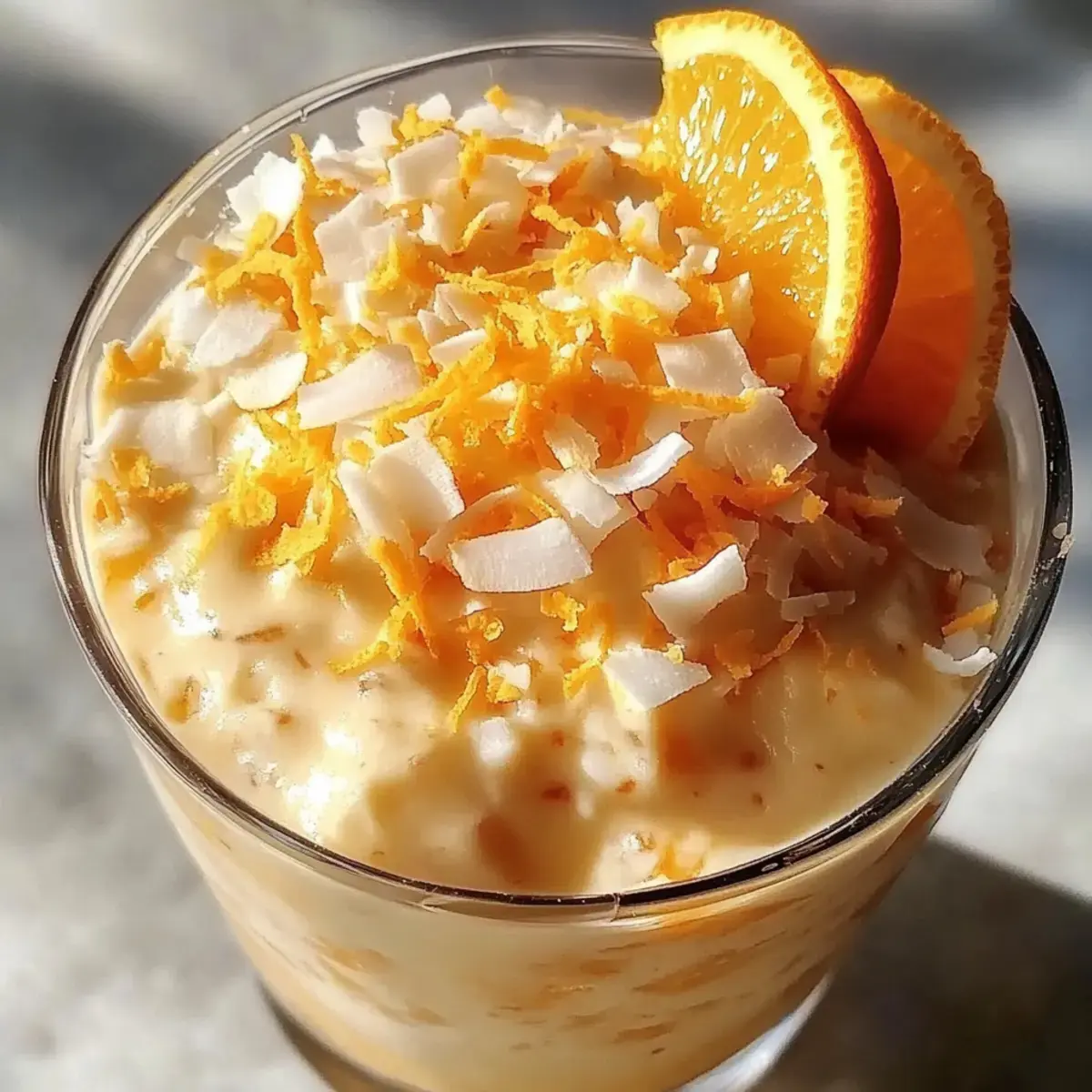 Kokosnuss-Orangen-Glow