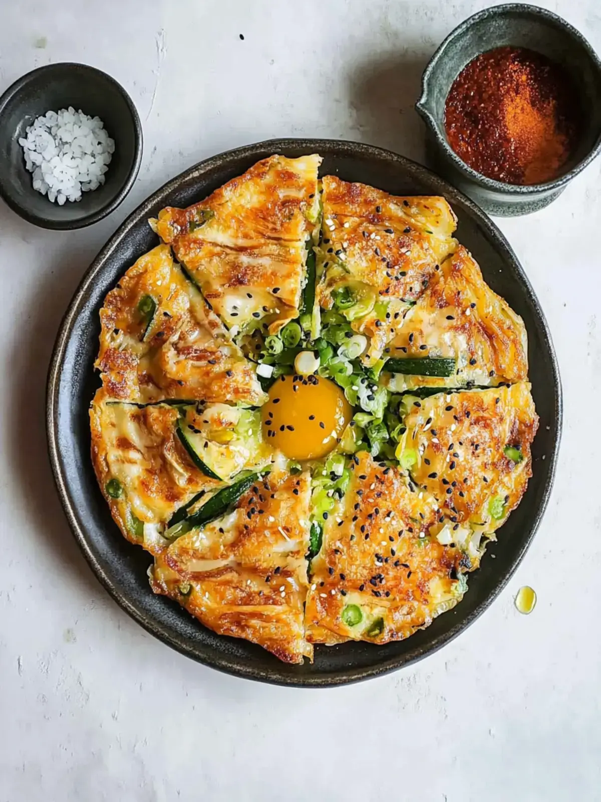 Koreanische Gemüsepuffer Yachaejeon