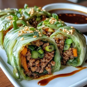 Koreanische Kohlrouladen
