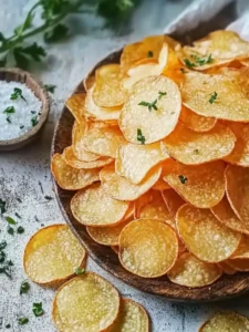 Krosse Möhrenchips für gesunde Snack-Momente zu Hause