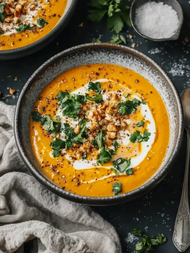 Kürbissuppe mit Kokosmilch