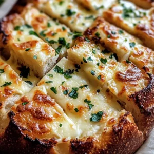Herzhaftes Käse Knoblauch Brot