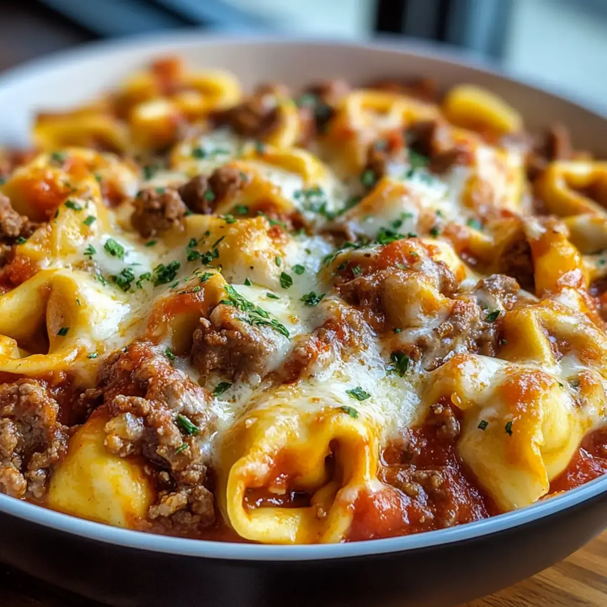Käse Taco Tortellini Auflauf