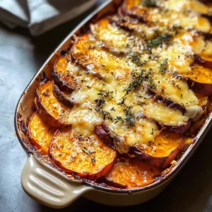 Käse Wurzelgemüse Gratin
