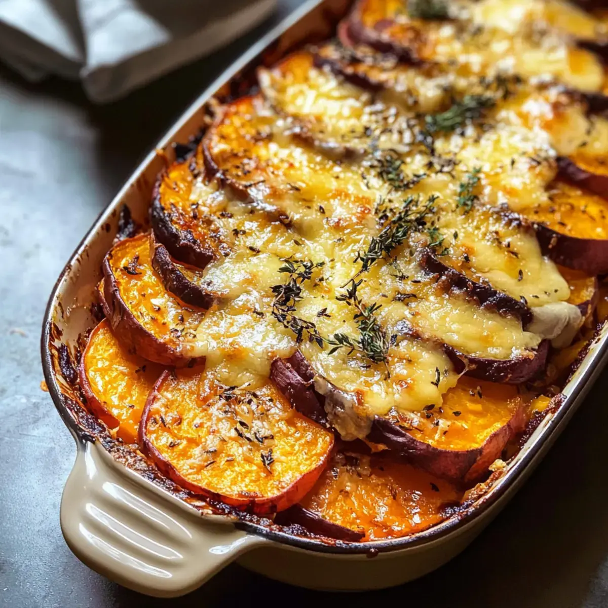 Käse Wurzelgemüse Gratin