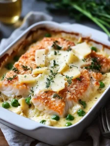 Lachs-Spargel-Gratin mit Parmesan-Kruste