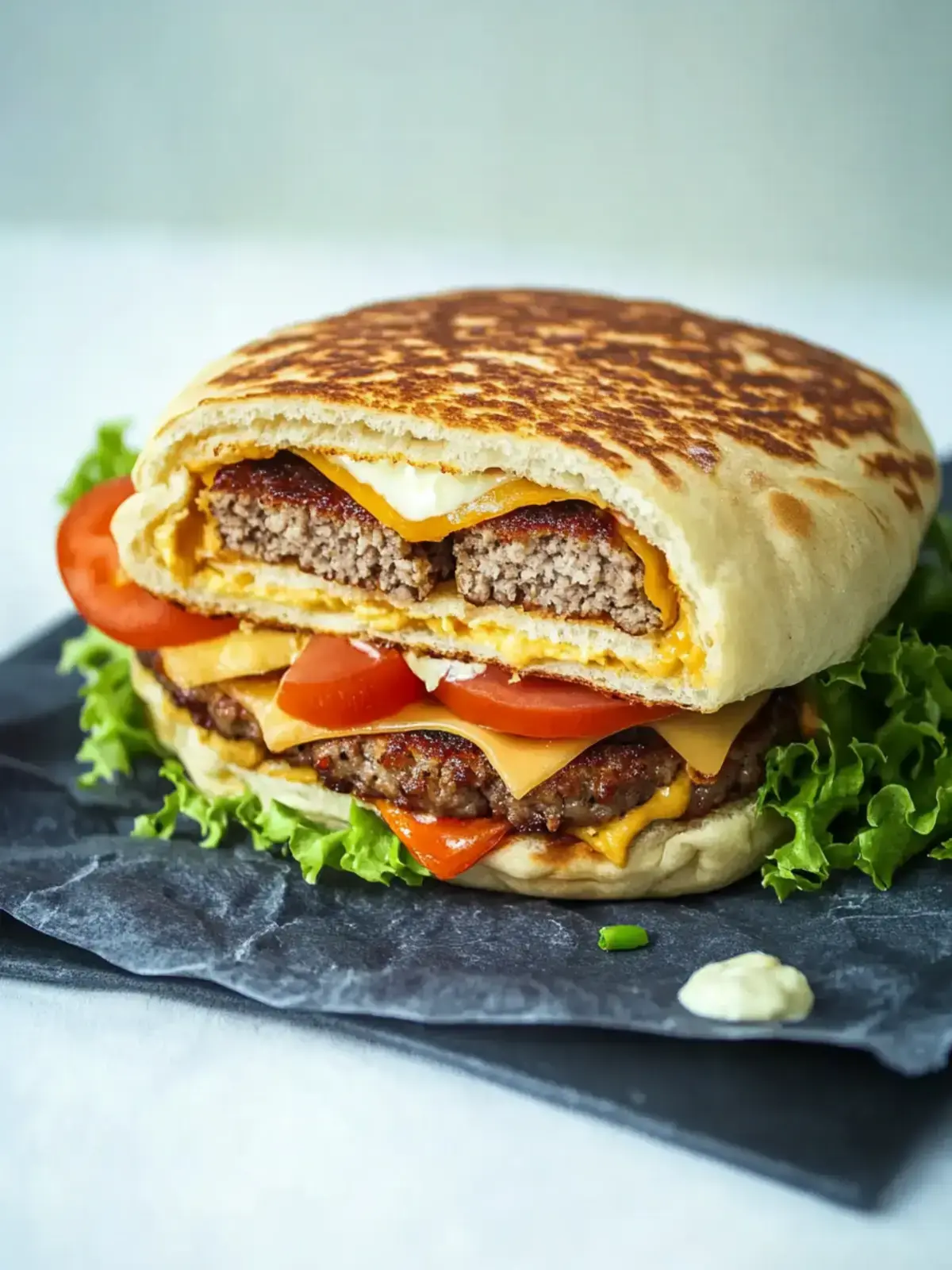 Low Carb Big Mac Brötchen