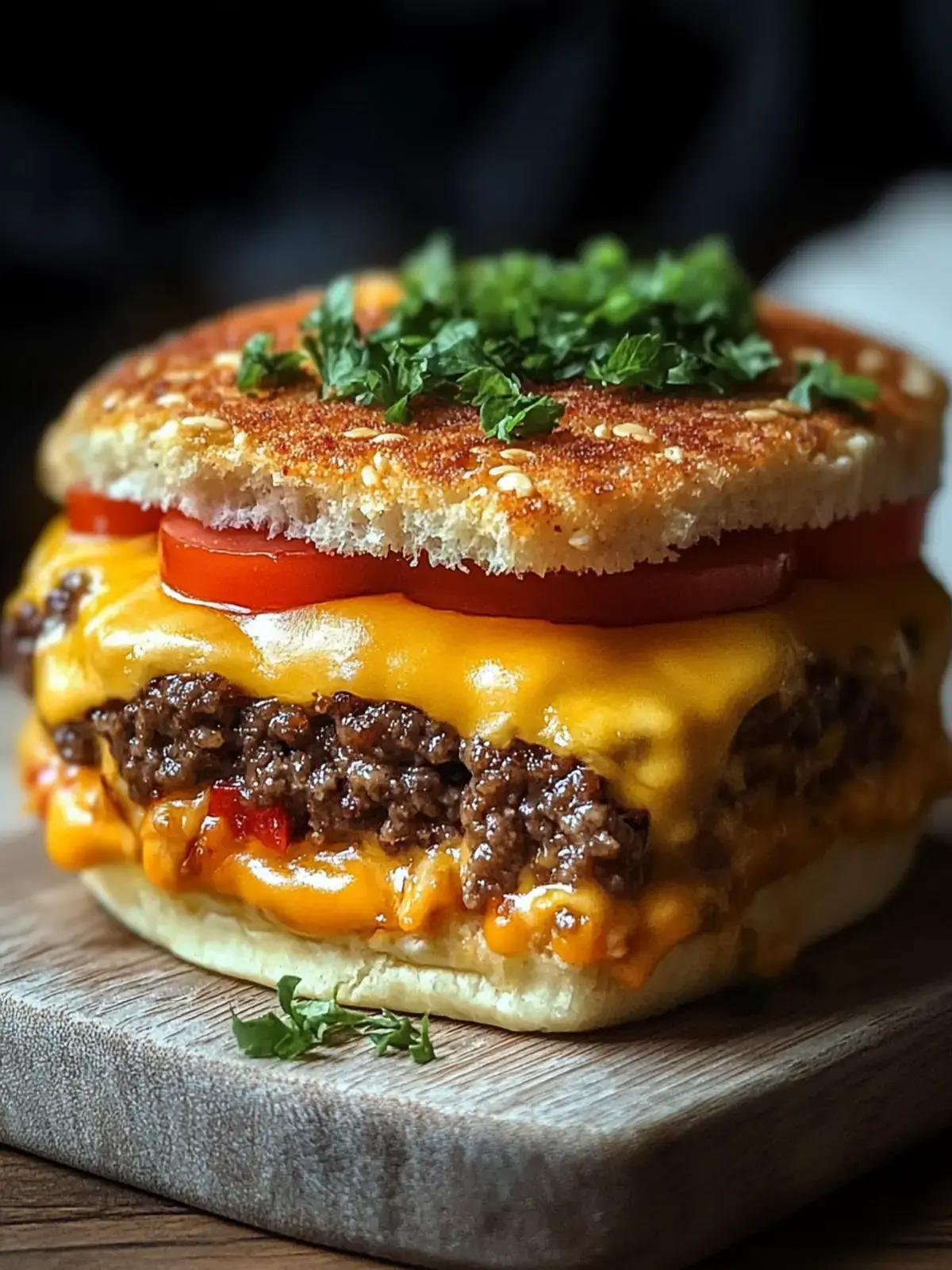 Low Carb Cheeseburger-Auflauf