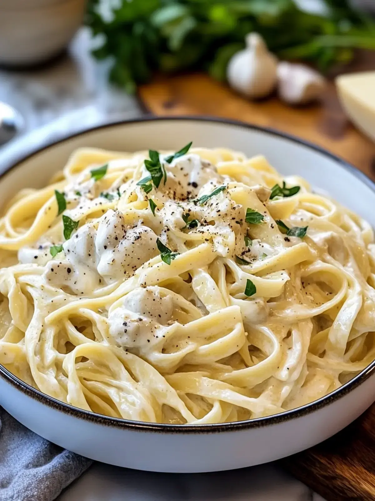 Low Carb Fettuccine Alfredo