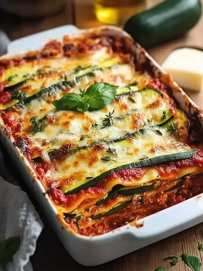 Low-Carb Zucchini Lasagne