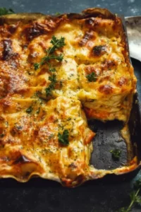 Mairübchen Karotten Lasagne