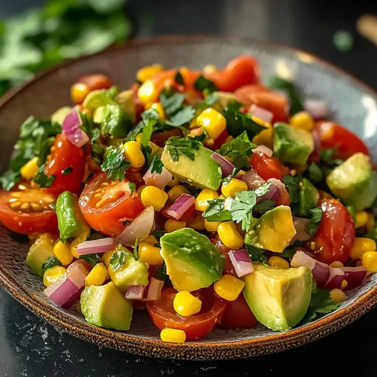 Mais-Tomaten-Avocado-Salat