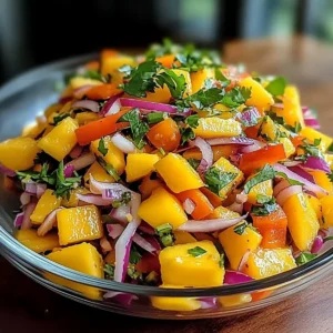Erfrischender Mangosalat