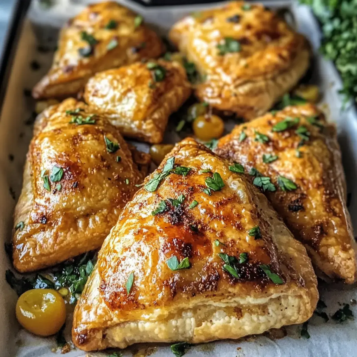 Marokkanische Gewürz-Hühnchen-Briouats