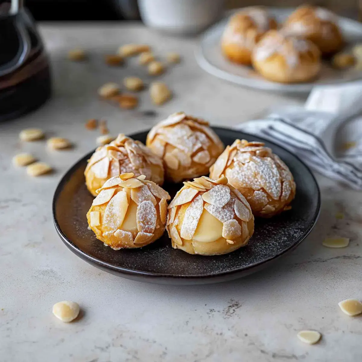 Marzipan Plätzchen mit Mandeln