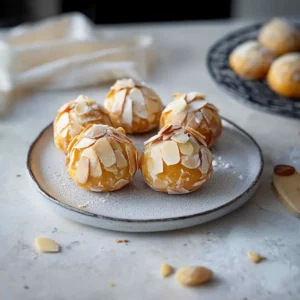 Marzipan Plätzchen mit Mandeln