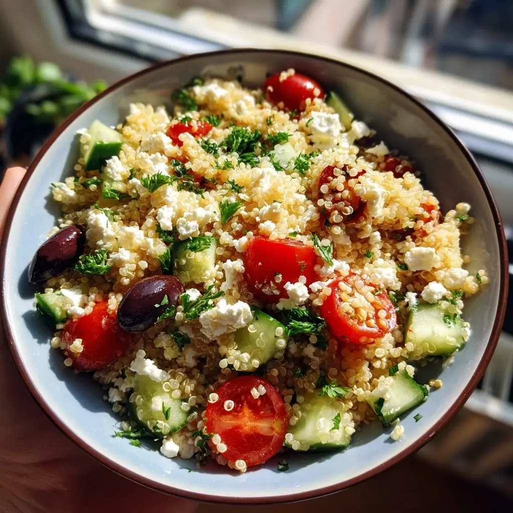Mediterraner Quinoa-Salat