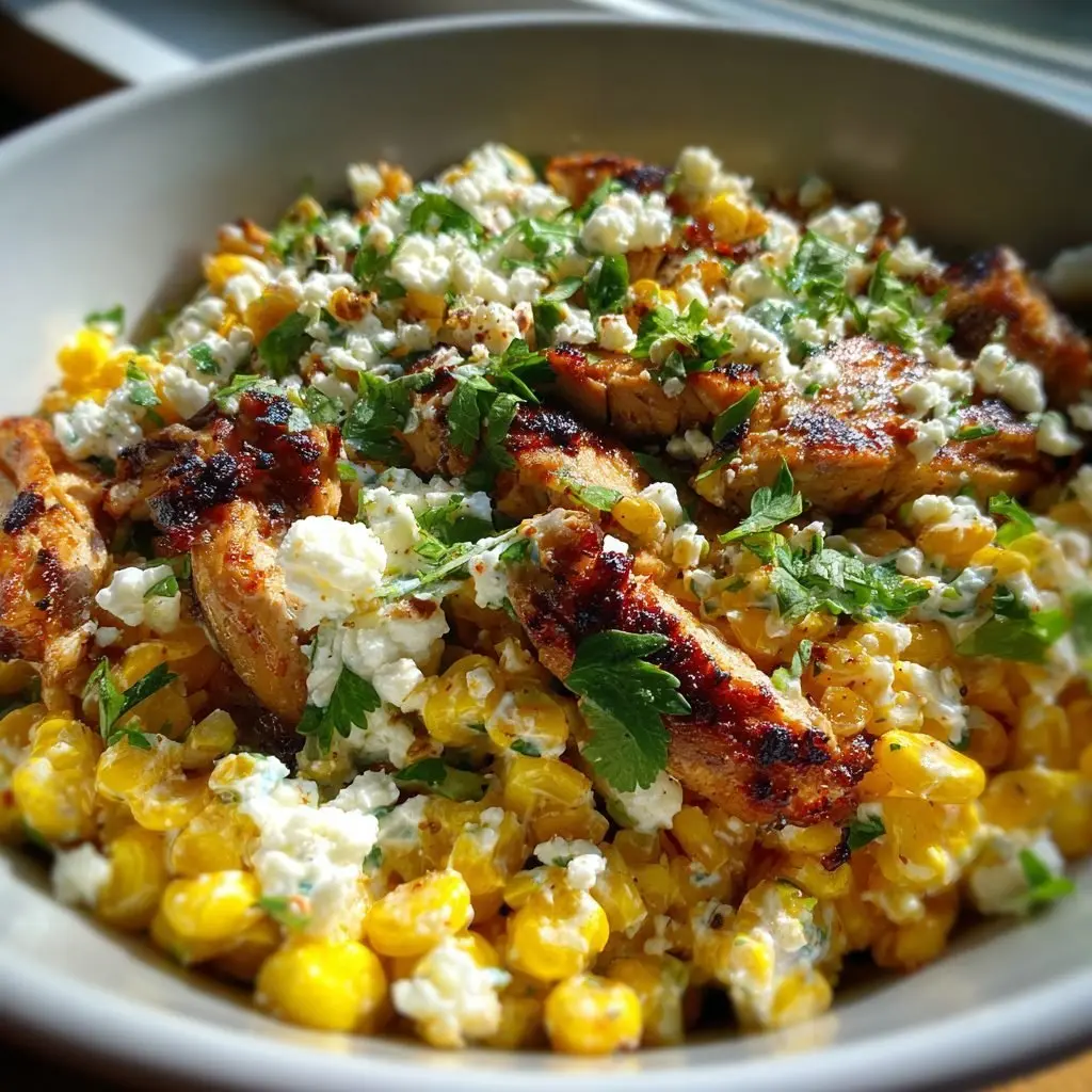 Mexikanischer Maissalat Hähnchen
