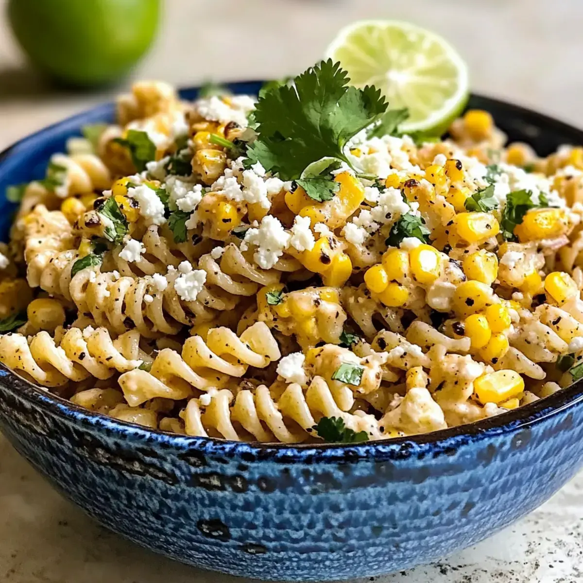Mexikanischer Straßenmais-Pasta-Salat