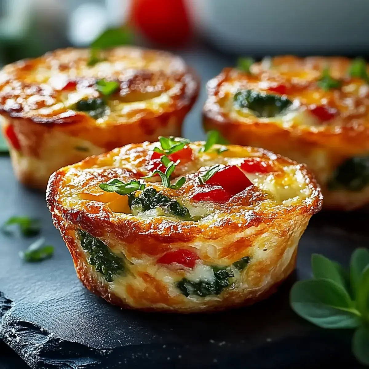 Mini Quiches mit Gemüse