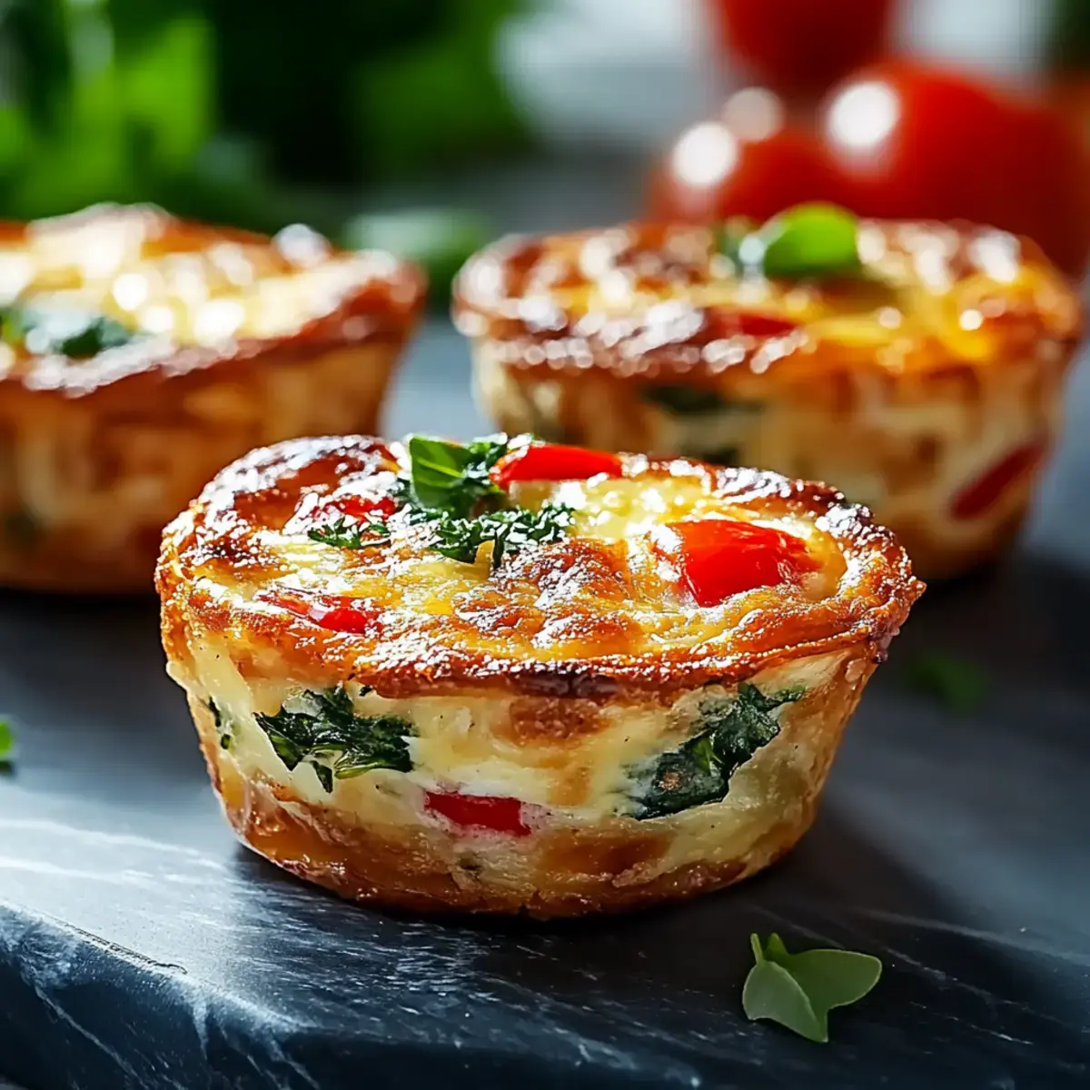 Mini Quiches mit Gemüse
