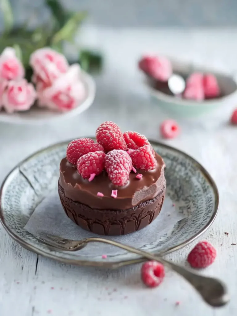 Mini Schokoladenkuchen für zwei
