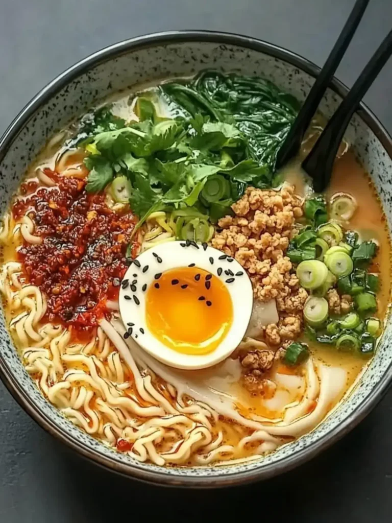 Miso Erdnuss Ramen