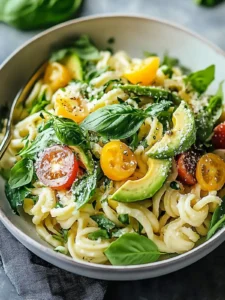 Nudelsalat mit Avocado
