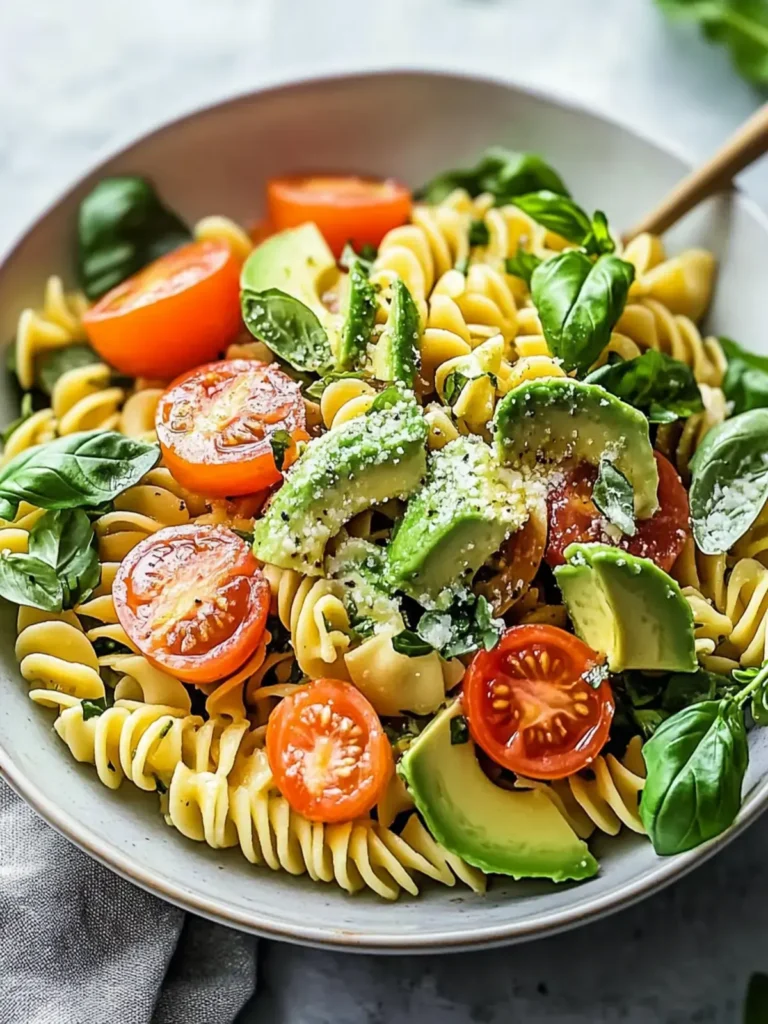 Nudelsalat mit Avocado
