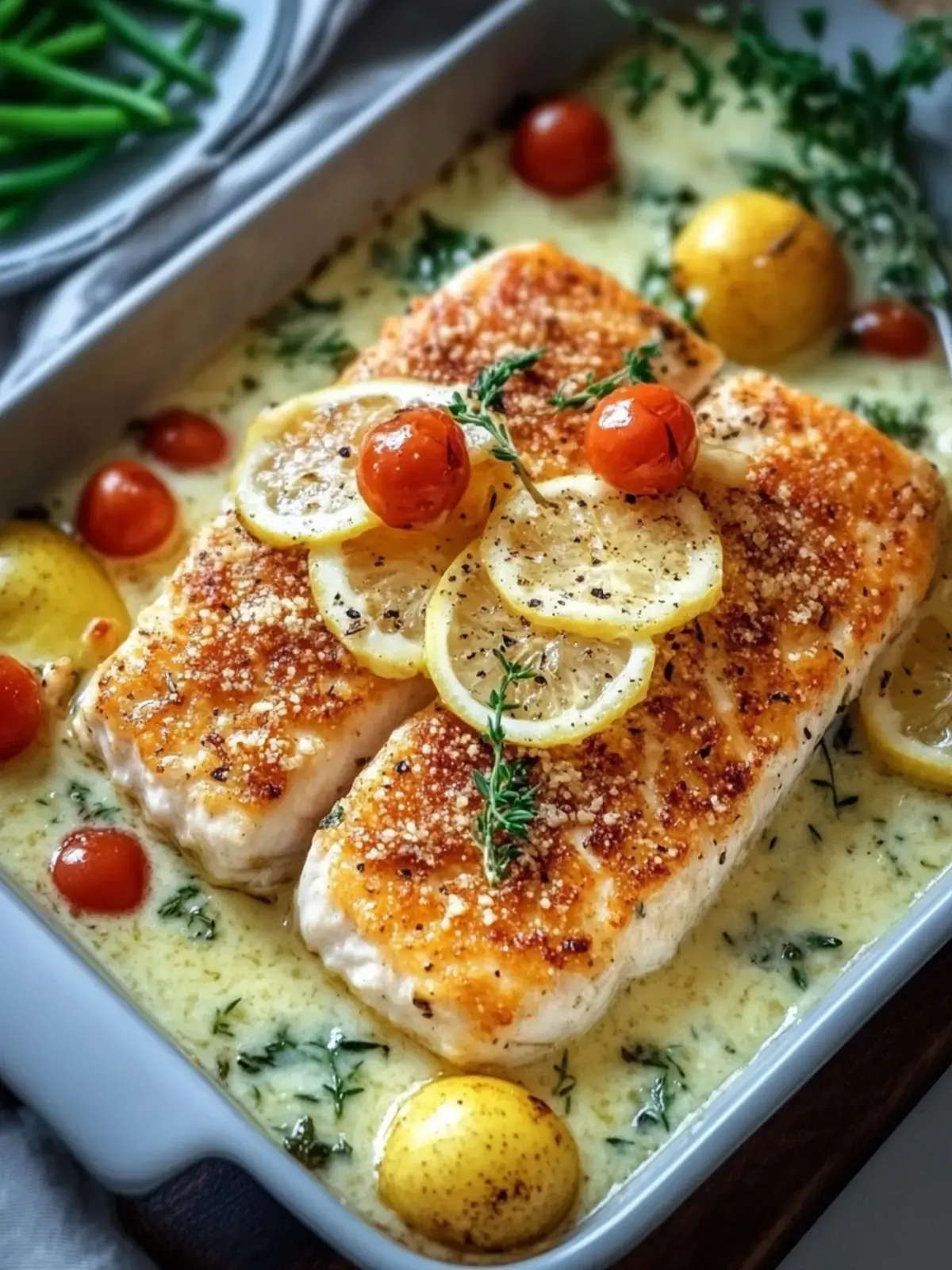 Parmesan Lachs Kruste