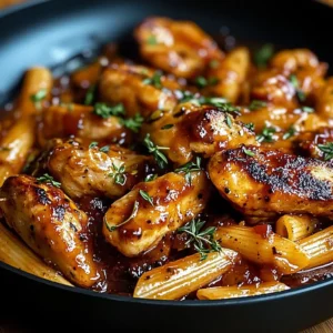 Pasta mit grünem Spargel und Zitronensauce