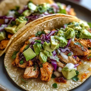 Peruanische Hähnchen-Tacos