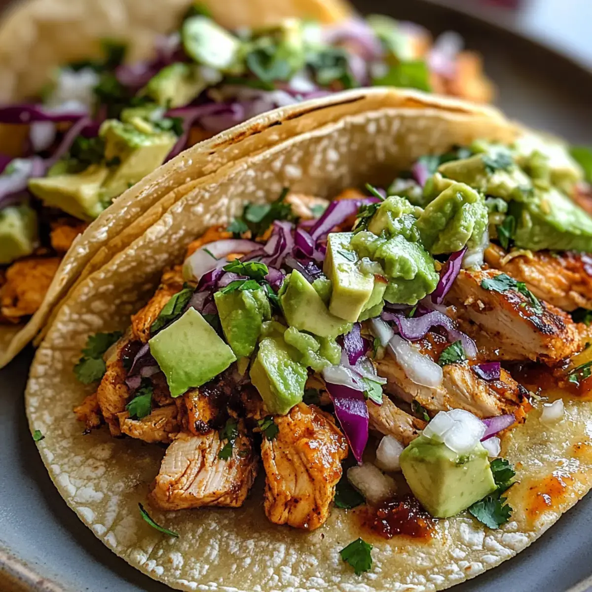 Peruanische Hähnchen-Tacos