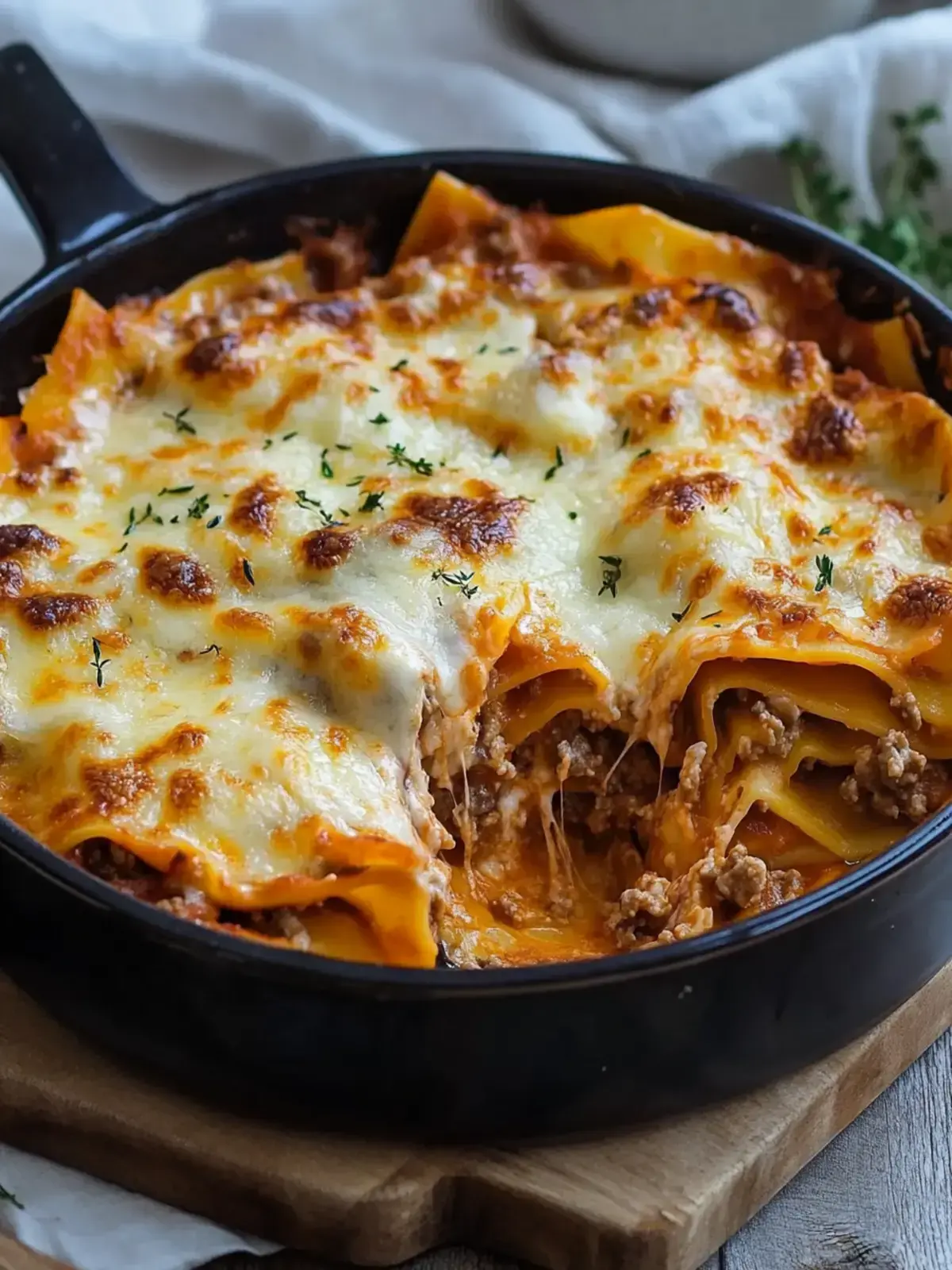 Pfannen-Lasagne
