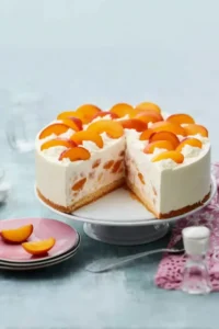 Die Pfirsichtorte